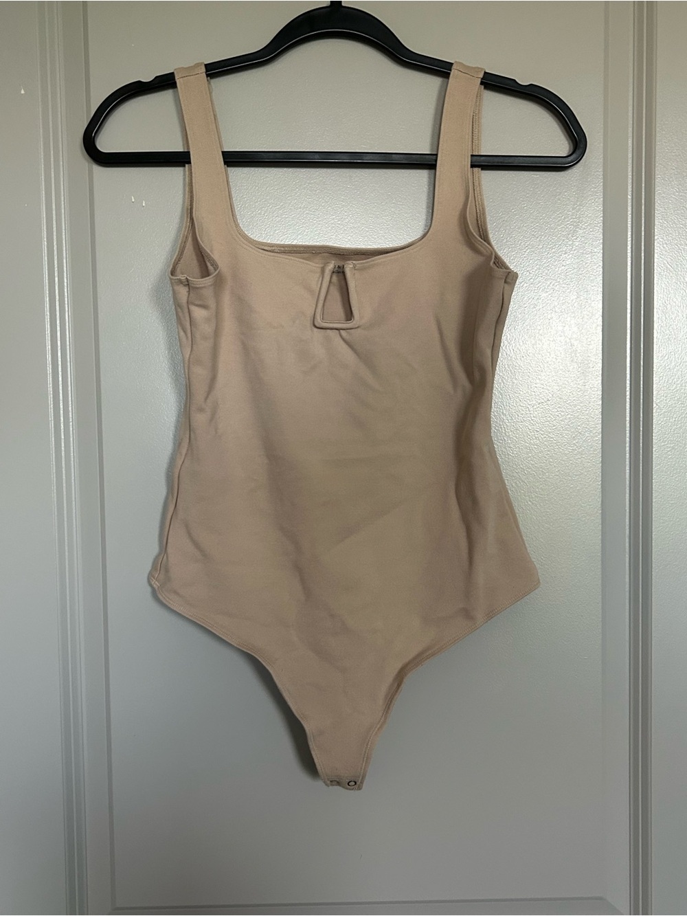 Abercrombie & Fitch Neutral Beige Scoop Neck Tank